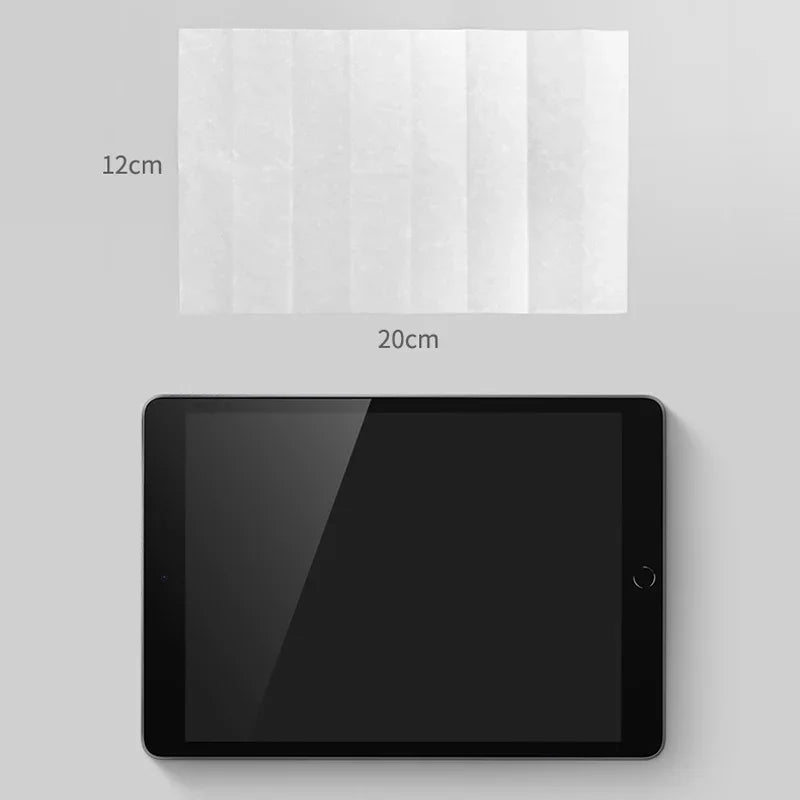 Opakowanie 40 chusteczek do czyszczenia ekranów na mokro/sucho 