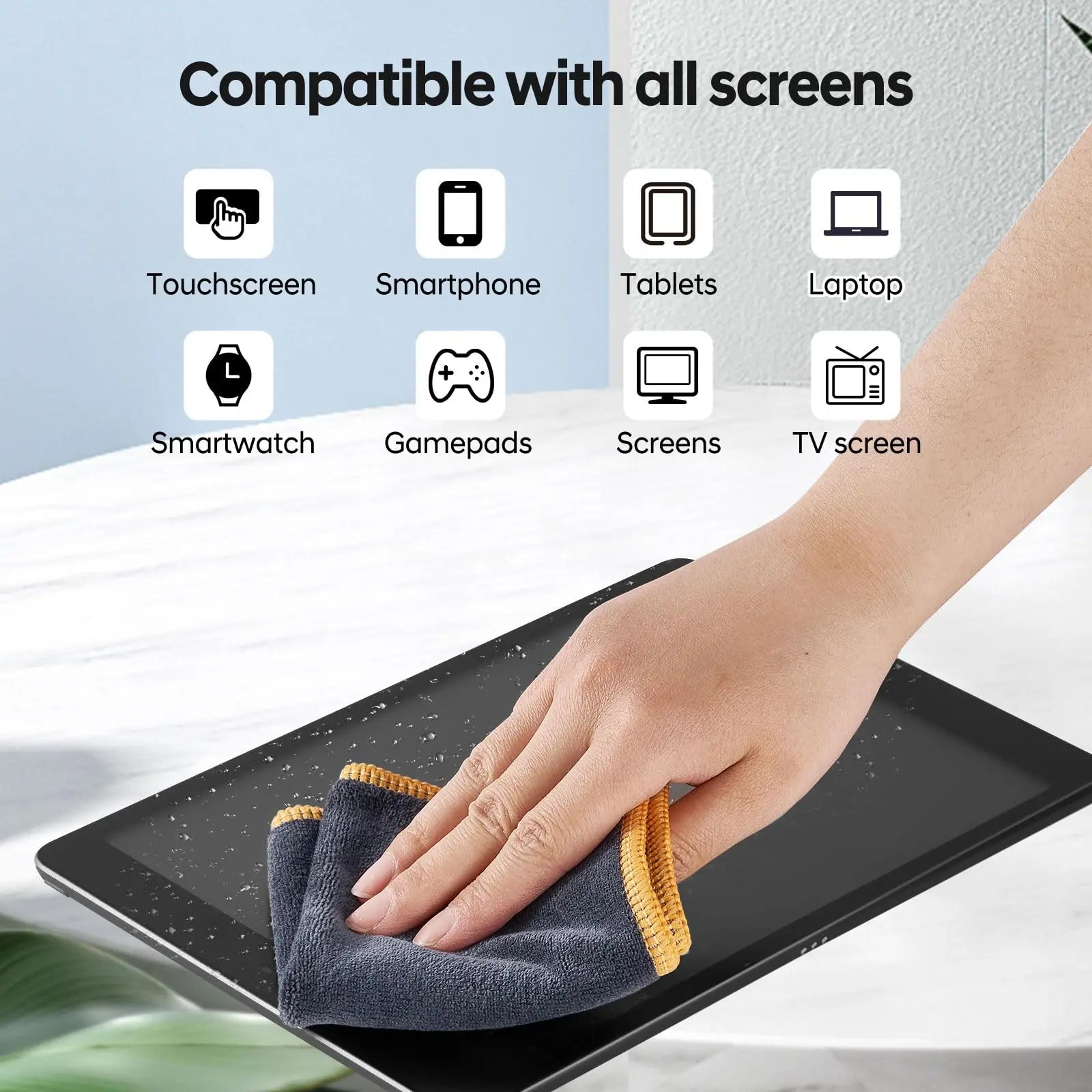 Zestaw do czyszczenia ekranów bez smug 