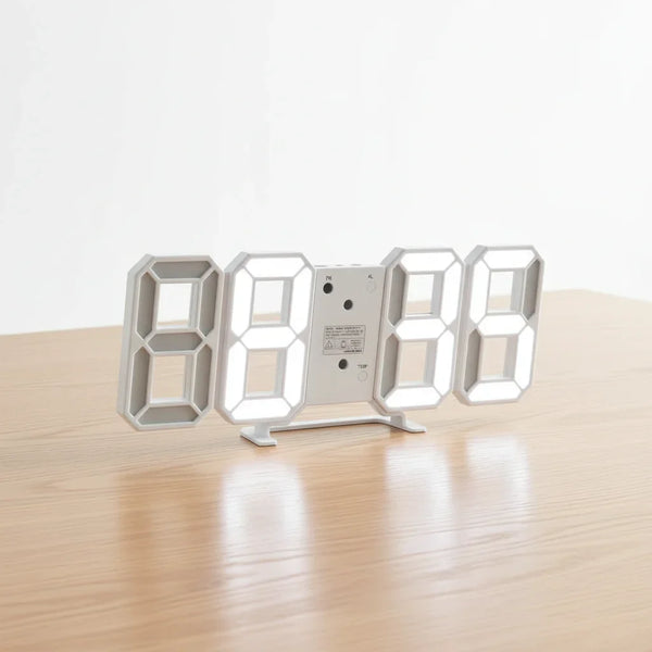 Nowoczesny cyfrowy budzik LED